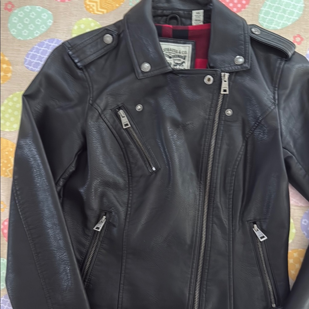 Levi’s Black Faux Leather Jacket